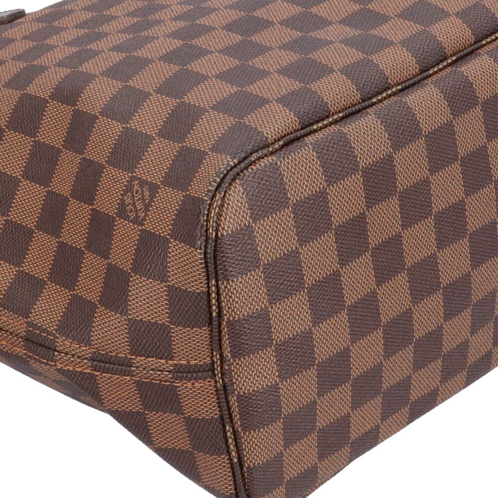 Louis Vuitton Neverfull MM Damier Tote Bag Canvas Brown — view 8
