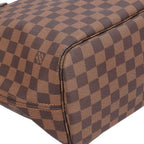 Louis Vuitton Neverfull MM Damier Tote Bag Canvas Brown — view 8