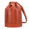 Louis Vuitton Randonnee PM Epi Shoulder Bag Brown