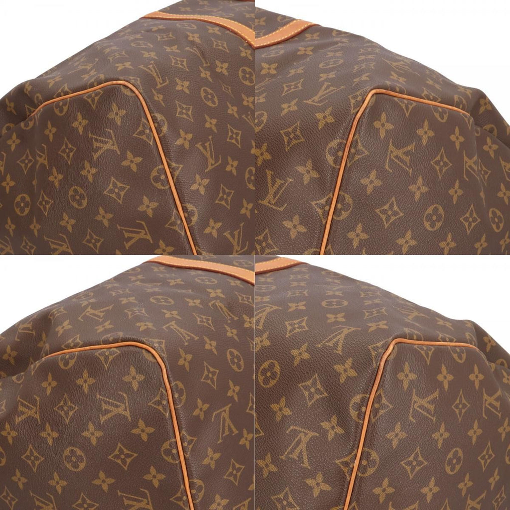 Louis Vuitton Keepall 55 Monogram Handbag Canvas Brown — view 8