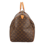 Louis Vuitton Keepall 55 Monogram Handbag Canvas Brown — view 4