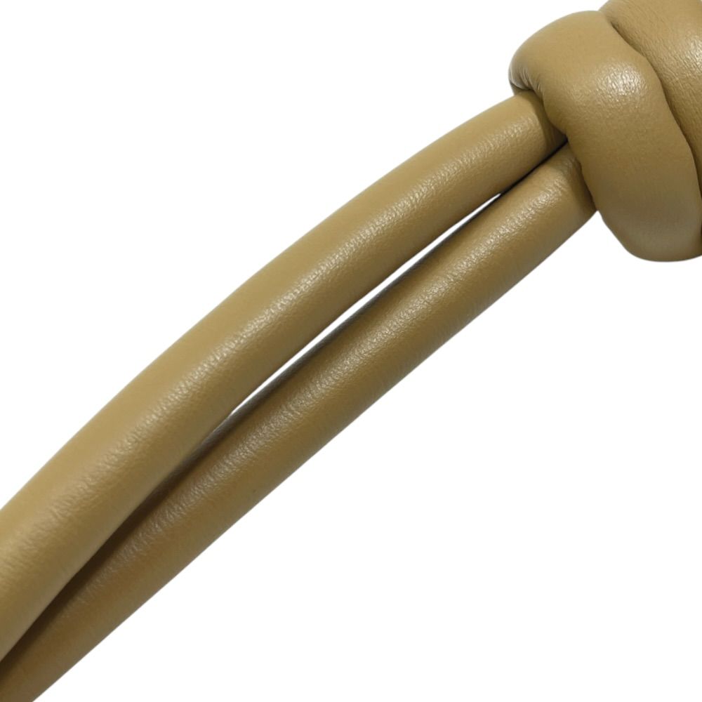 Fendi Knot Charm Key Holder Key Ring Beige Gold — view 6