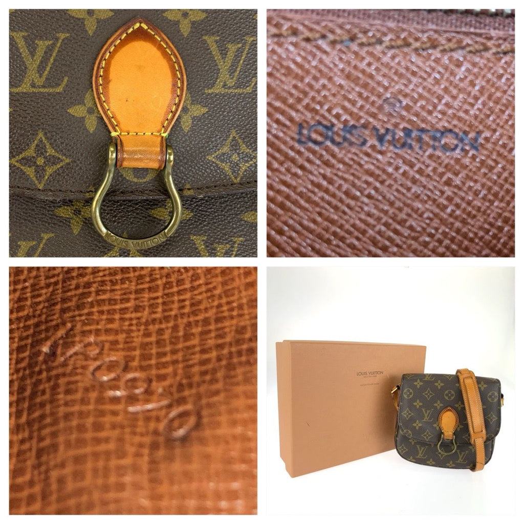 Louis Vuitton Monogram Saint-cloud MM Brown Leather Shoulder Bag Pochette — view 4