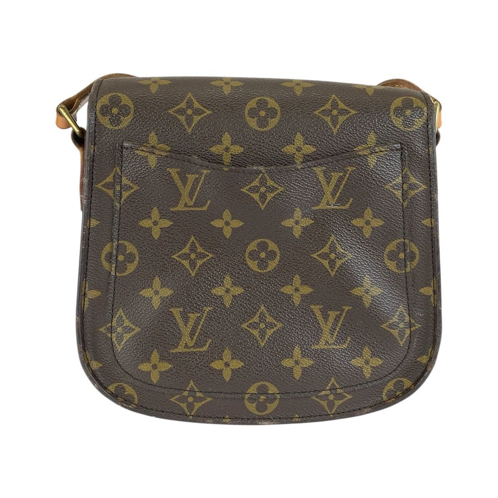 Louis Vuitton Monogram Saint-cloud MM Brown Leather Shoulder Bag Pochette — view 2