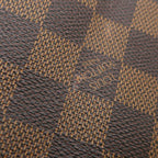 Louis Vuitton Boston Bag Keepall Bandouliere 55 Damier Canvas Ebene Gold — view 7