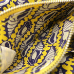 Hermes Coin Purse Azap Silk'in Compact Evercolor Purple Silver Yellow Seashell — view 7