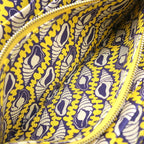 Hermes Wallet Azap Long Silk'in Evercolor Purple Silver Yellow Seashell Round — view 7