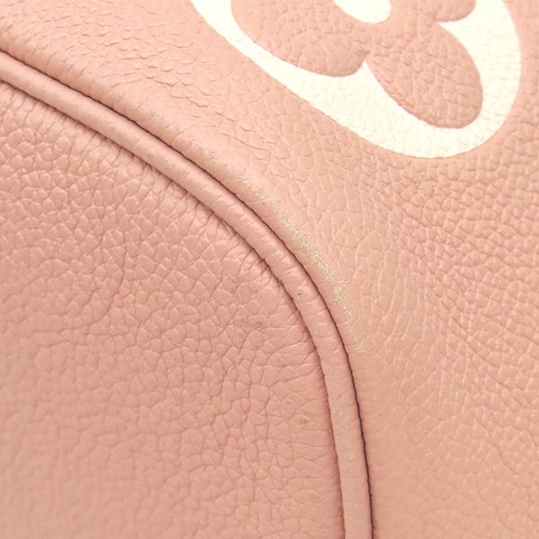 Louis Vuitton Tote Bag Neverfull MM Leather Bicolor Monogram Empreinte Rose — view 4