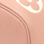 Louis Vuitton Tote Bag Neverfull MM Leather Bicolor Monogram Empreinte Rose — view 4