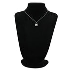 Hermes Necklace Amulette Constance Diamond Pendant White Gold Bag Motif — view 7