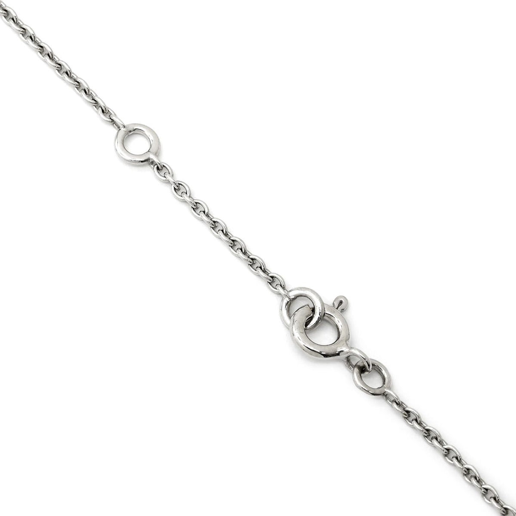 Hermes Necklace Amulette Constance Diamond Pendant White Gold Bag Motif — view 4
