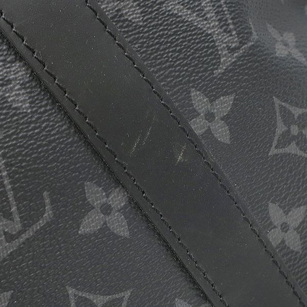 Louis Vuitton Boston Bag Keepall Bandouliere 45 Monogram Eclipse Silver — view 7