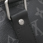 Louis Vuitton Boston Bag Keepall Bandouliere 45 Monogram Eclipse Silver — view 8