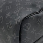 Louis Vuitton Boston Bag Keepall Bandouliere 45 Monogram Eclipse Silver — view 4