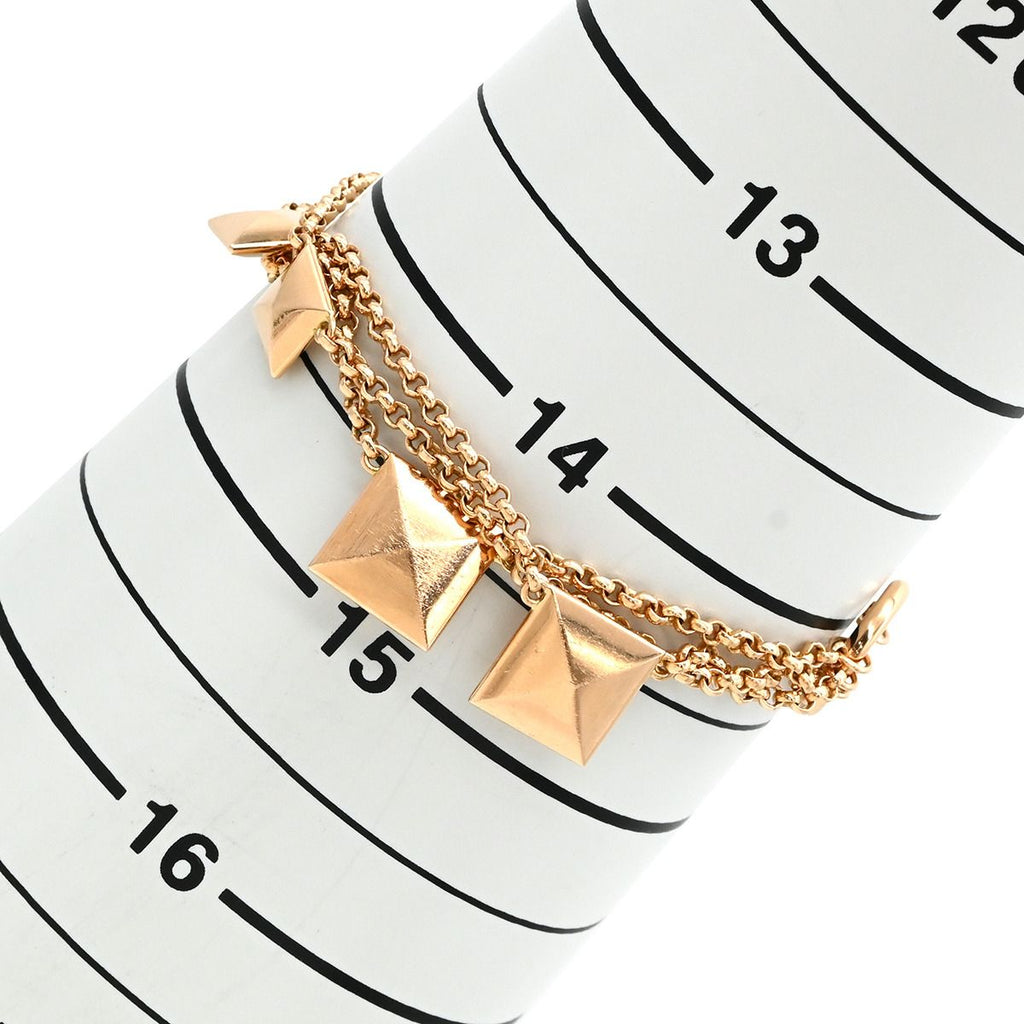 Hermes Bracelet Clou de H Rose Gold Pink Chain — view 6