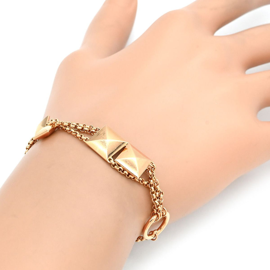 Hermes Bracelet Clou de H Rose Gold Pink Chain — view 7