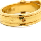 Hermes Ring Boucles Sellier Diamond Yellow Gold 50 Belt Motif — view 5