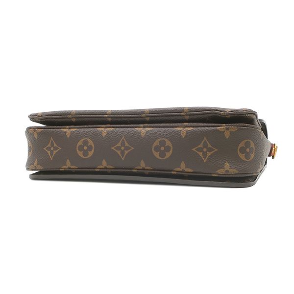 Louis Vuitton 2-Way Bag Pochette Metis MM Monogram Canvas Gold Shoulder Handbag — view 3