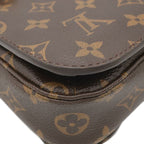 Louis Vuitton 2-Way Bag Pochette Metis MM Monogram Canvas Gold Shoulder Handbag — view 4