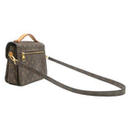 Louis Vuitton 2-Way Bag Pochette Metis MM Monogram Canvas Gold Shoulder Handbag — view 2