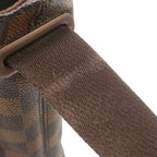 Louis Vuitton Shoulder Bag Brooklyn MM Damier Canvas Silver Brown — view 8