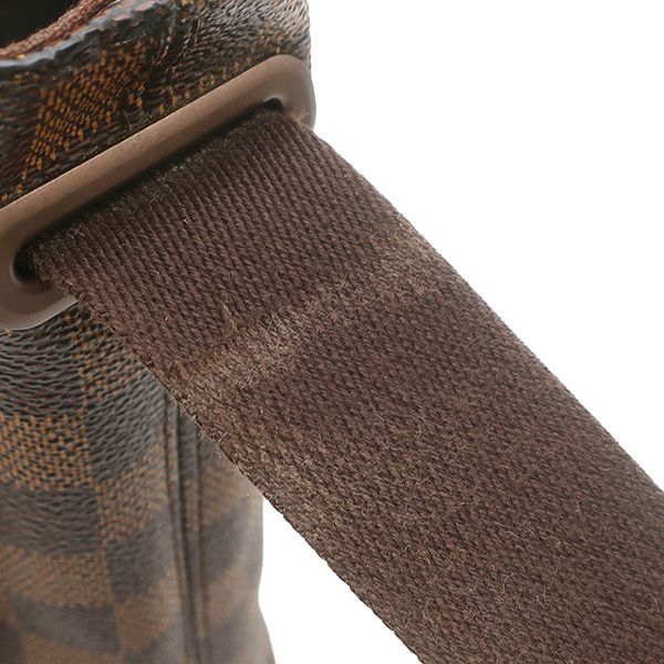 Louis Vuitton Shoulder Bag Brooklyn MM Damier Canvas Silver Brown — view 8