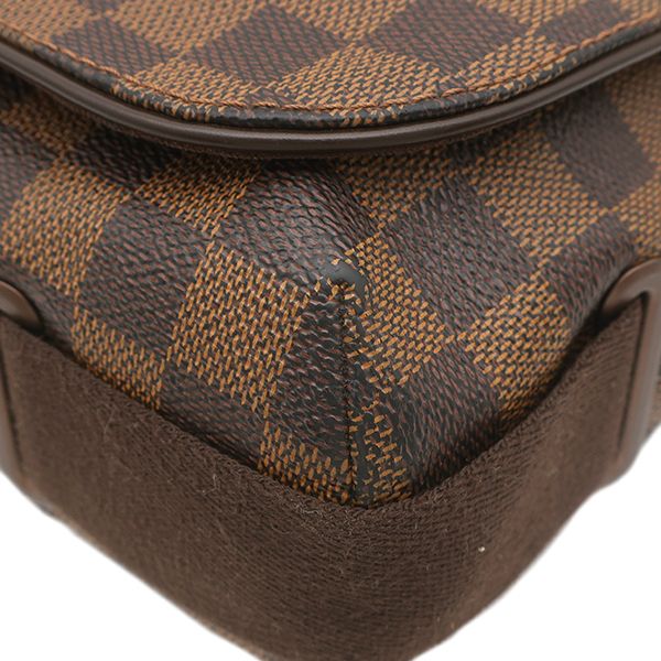 Louis Vuitton Shoulder Bag Brooklyn MM Damier Canvas Silver Brown — view 4