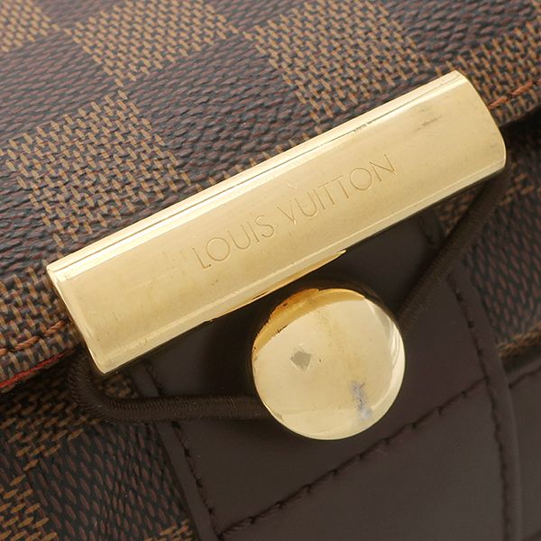 Louis Vuitton Shoulder Bag Bastille Damier Canvas Ebene Gold Brown — view 6