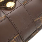 Louis Vuitton Shoulder Bag Bastille Damier Canvas Ebene Gold Brown — view 5