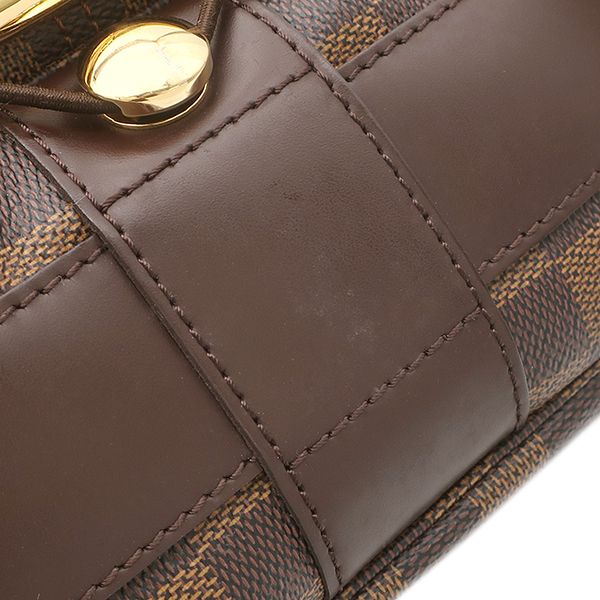 Louis Vuitton Shoulder Bag Bastille Damier Canvas Ebene Gold Brown — view 5