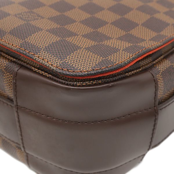 Louis Vuitton Shoulder Bag Bastille Damier Canvas Ebene Gold Brown — view 4