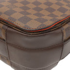 Louis Vuitton Shoulder Bag Bastille Damier Canvas Ebene Gold Brown — view 4