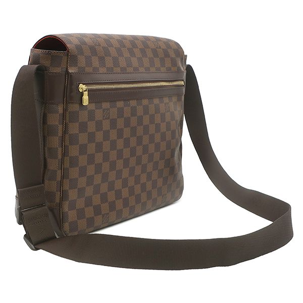 Louis Vuitton Shoulder Bag Bastille Damier Canvas Ebene Gold Brown — view 2