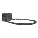 Louis Vuitton Shoulder Bag Mini Soft Trunk Monogram Eclipse Matte Black — view 2
