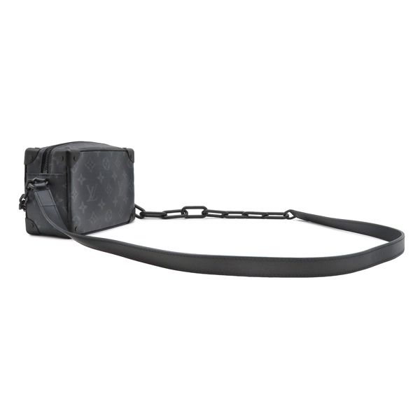Louis Vuitton Shoulder Bag Mini Soft Trunk Monogram Eclipse Matte Black — view 2