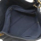 Louis Vuitton Handbag Artsy MM Monogram Empreinte Infini Gold Tote Navy — view 7
