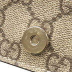 Gucci Shoulder Bag GG Emblem Mini Supreme Canvas Beige Brown Gold — view 7