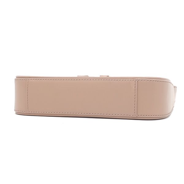 Saint Laurent Shoulder Bag Buckle Cassette Mini Leather Pink Beige Gold Le 5 A 7 — view 3
