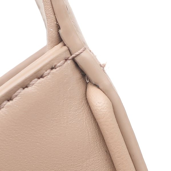Saint Laurent Shoulder Bag Buckle Cassette Mini Leather Pink Beige Gold Le 5 A 7 — view 5