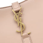 Saint Laurent Shoulder Bag Buckle Cassette Mini Leather Pink Beige Gold Le 5 A 7 — view 7