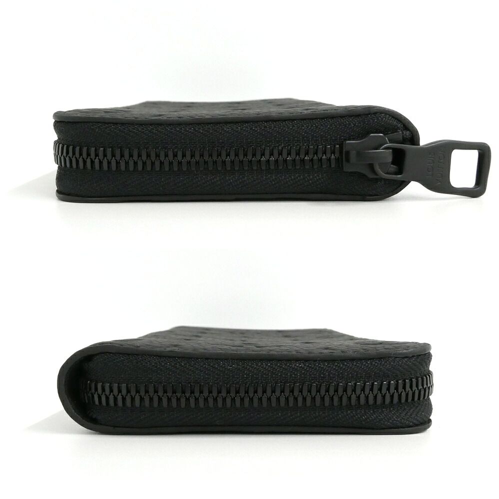 Louis Vuitton Zippy Wallet Vertical Taurillon Monogram Black — view 4