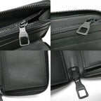 Louis Vuitton Zippy Wallet Vertical Taurillon Monogram Black — view 8