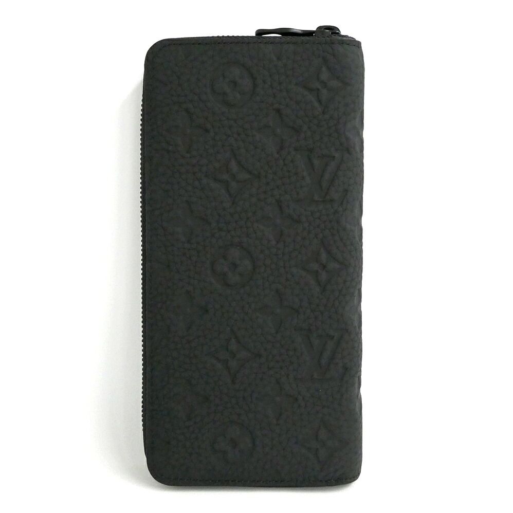 Louis Vuitton Zippy Wallet Vertical Taurillon Monogram Black — view 2