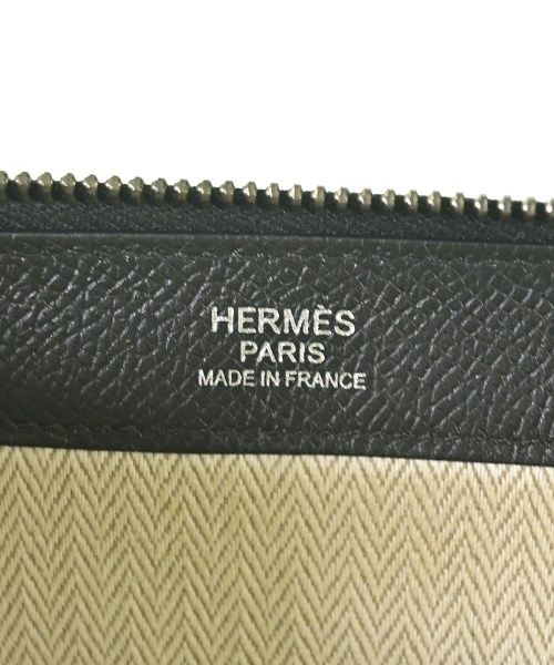 Hermes Zip Tablet Veau Epsom Black Clutch — view 4
