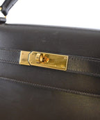 Hermes Kelly 32 Box Calf Handbag — view 7