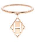 Hermes Gambade Ring 18k Pink Gold New