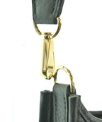 Hermes Evelyne TPM Taurillon Clemence Black Gold Shoulder Bag — view 7