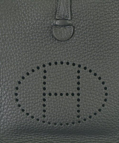 Hermes Evelyne TPM Taurillon Clemence Black Gold Shoulder Bag — view 8