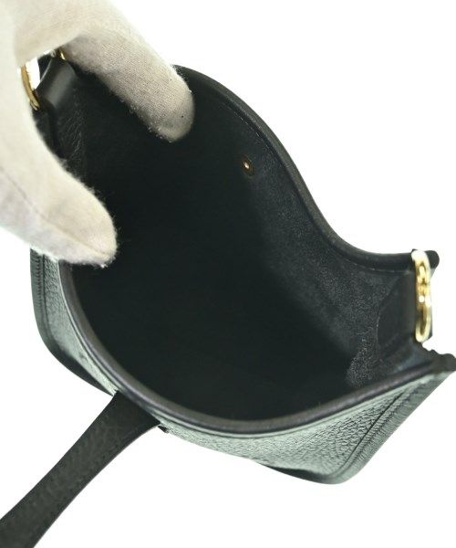 Hermes Evelyne TPM Taurillon Clemence Black Gold Shoulder Bag — view 4