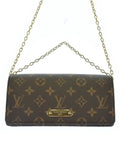 Louis Vuitton Monogram Wallet on Chain Lily Shoulder Bag